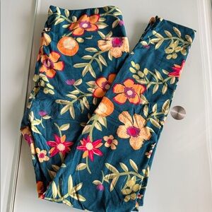 LuLaRoe Vibrant Floral Leggings